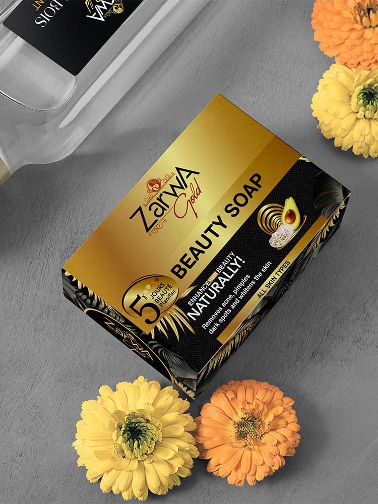 Zarwa Soap Beauty Gold 150 Gram - Image 2