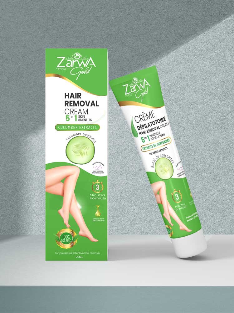 Zarwa Hair Removal Cream Cucumber  120ml