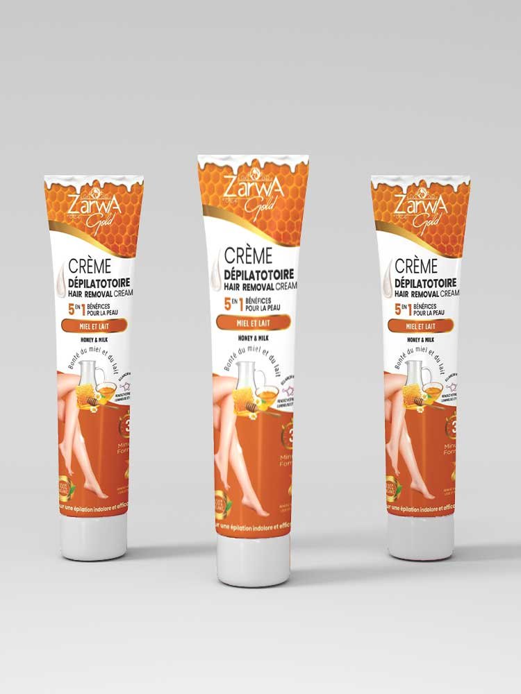 Zarwa Hair Removal Cream Milk & Honey 120ml