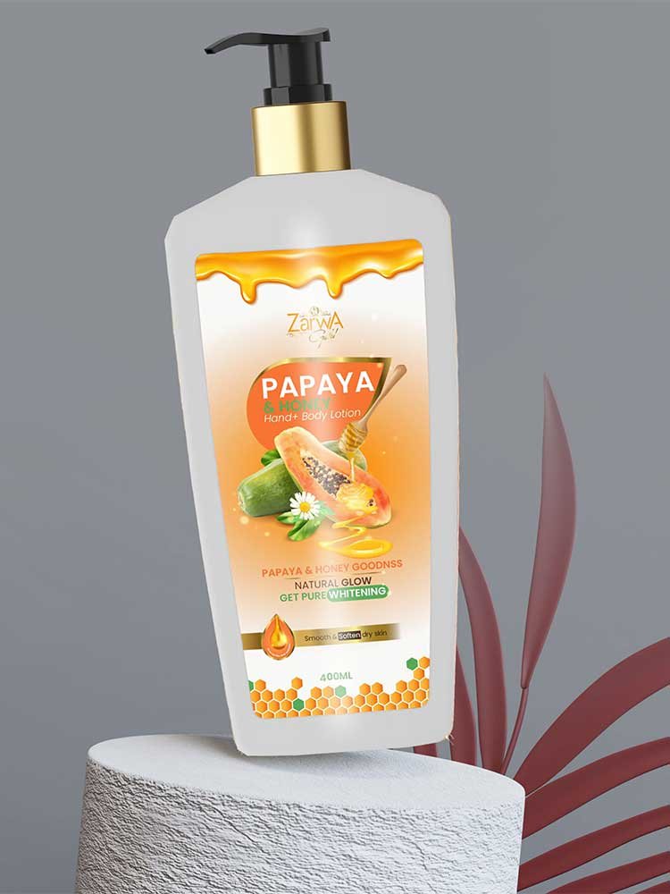 Zarwa Papaya Whitening Hand & Body Lotions 400ml