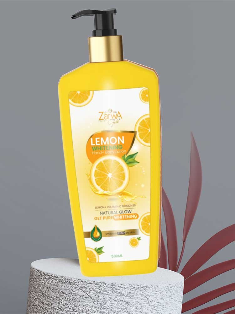 Zarwa Lemon Whitening Hand & Body Lotions 400ml